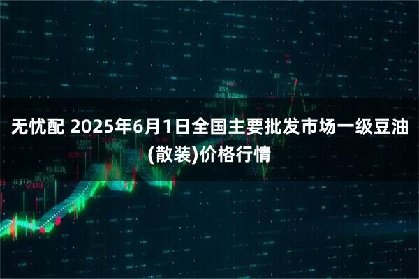 无忧配 2025年6月1日全国主要批发市场一级豆油(散装)价格行情